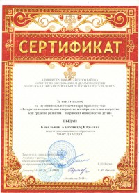 Сертификат 2 001
