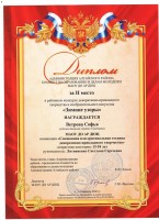 Мун. Зимние узоры 2 место Ветрова С