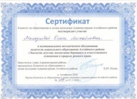 Сертификат МО 001