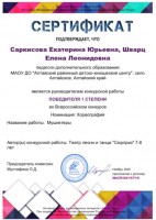 сертификат мушкетёры