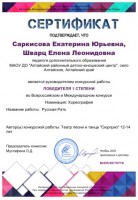 сертификат русская рать