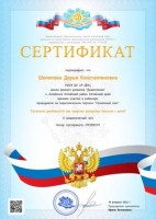 сертификат Д.К.Шелепова